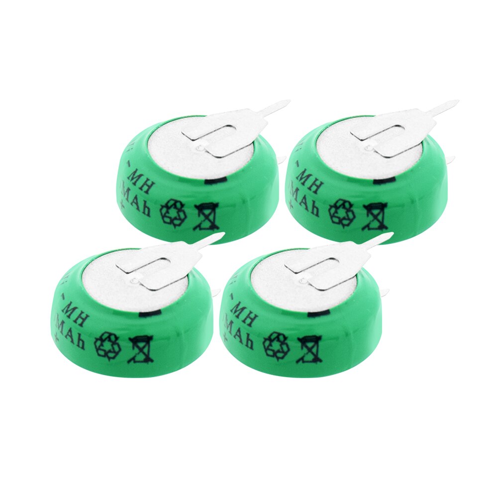 1/2/4/6/8/10 stück 1,2 V 80H 80mAh Ni-Mh nickel Metall Hydrid Knopfzellen Batterie Für Drahtlose Kopfhörer: 4  Pieces