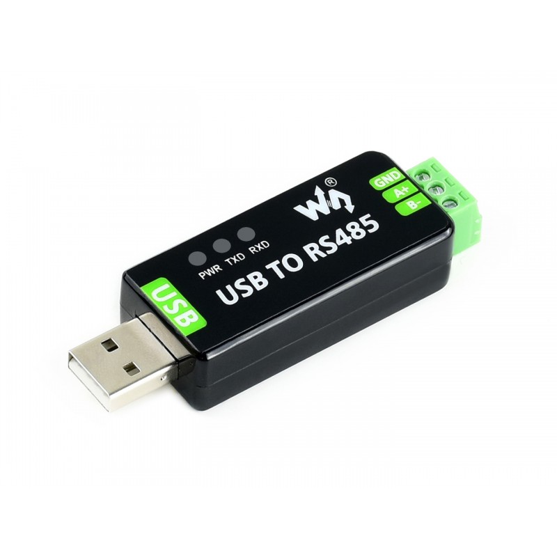 Teollinen usb-  rs485- muunnin alkuperäisellä  ft232rl- sisäisellä tuella mac linux android wince windows 10/8.1/8/7/ xp