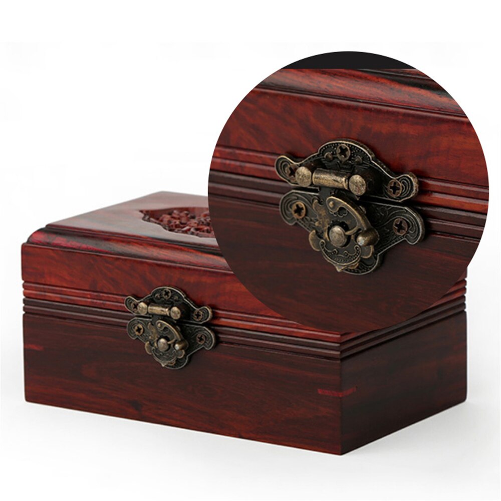 boîte à bijoux du 19ème siècle en bronze doré et étain avec décor de