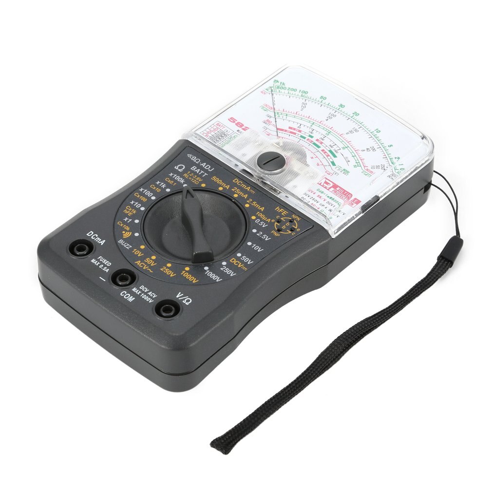 Mini Handheld Analog Multimeter AC/DC Voltmeter Amperemeter Widerstand Kontinuität Kapazität Batterie dB Kapazität Tester