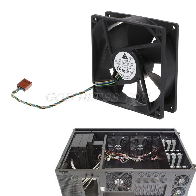 Top 90*90*25Mm 9025 Dc 12V 0.6A 4-Pin Pwm Computer Koelventilator voor Delta AUB0912VH