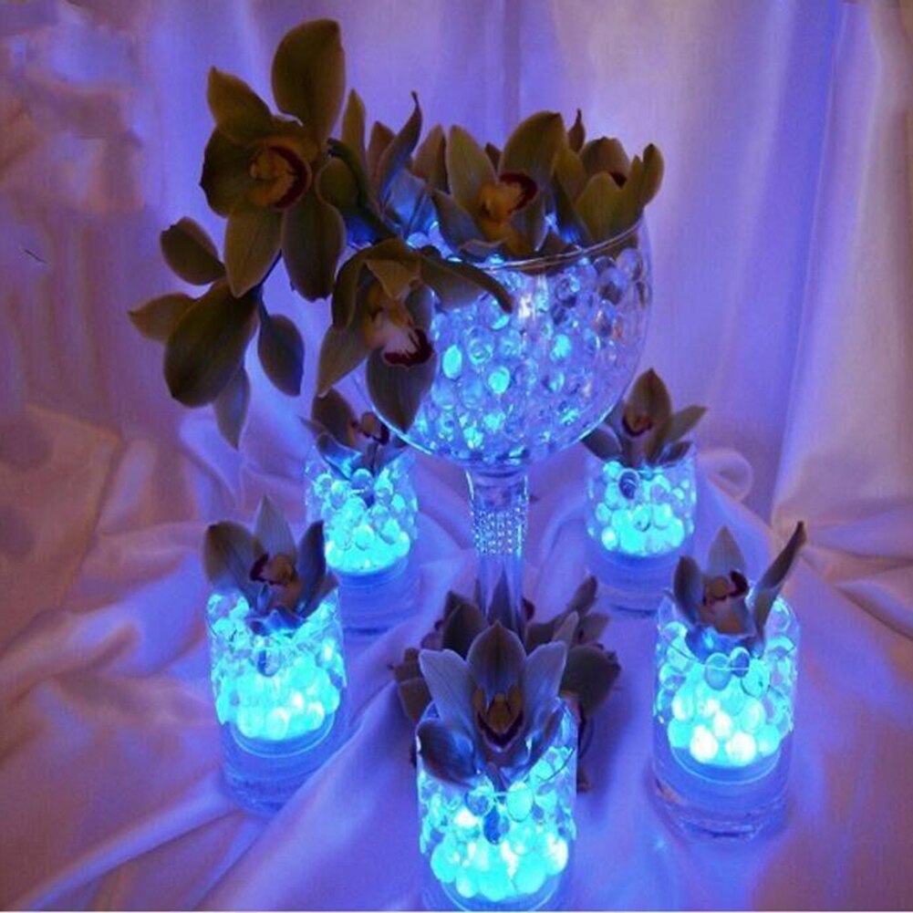 10pcs LED Diving Lamp Waterproof Remote Control RGB Underwaterlight Home Spherical Dimmable Fish Tank Landscape Light