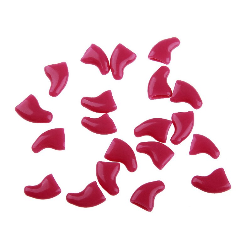 Cat Nail Cover Silicone Soft Anti-Scratch Cat Paw Nail Caps Pet Nail Protector Paw Beauty Fingernail Claw Care For Cat Kitten: 3