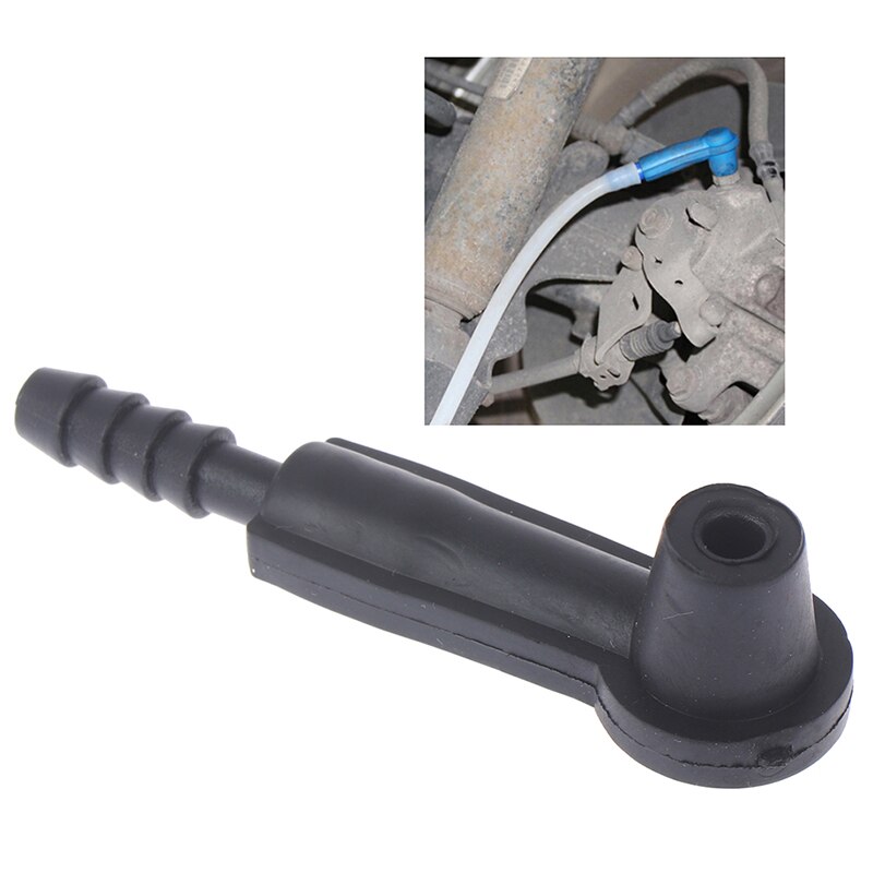 1Pc Black Auto Remvloeistof Vervangen Gereedschap Rubber Pomp Olie Bleeder Uitwisseling Lucht Apparatuur Tool 10*2.5cm