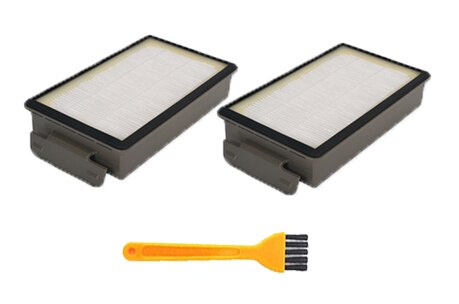HEPA Filter Set ZR780000 For Rowenta COMPACT POWER XXL Vacuum Cleaner RO4859EA RO4811EA, RO4871EA, RO4855EA, RO4826E accessories: 2 pcs exhaust filter