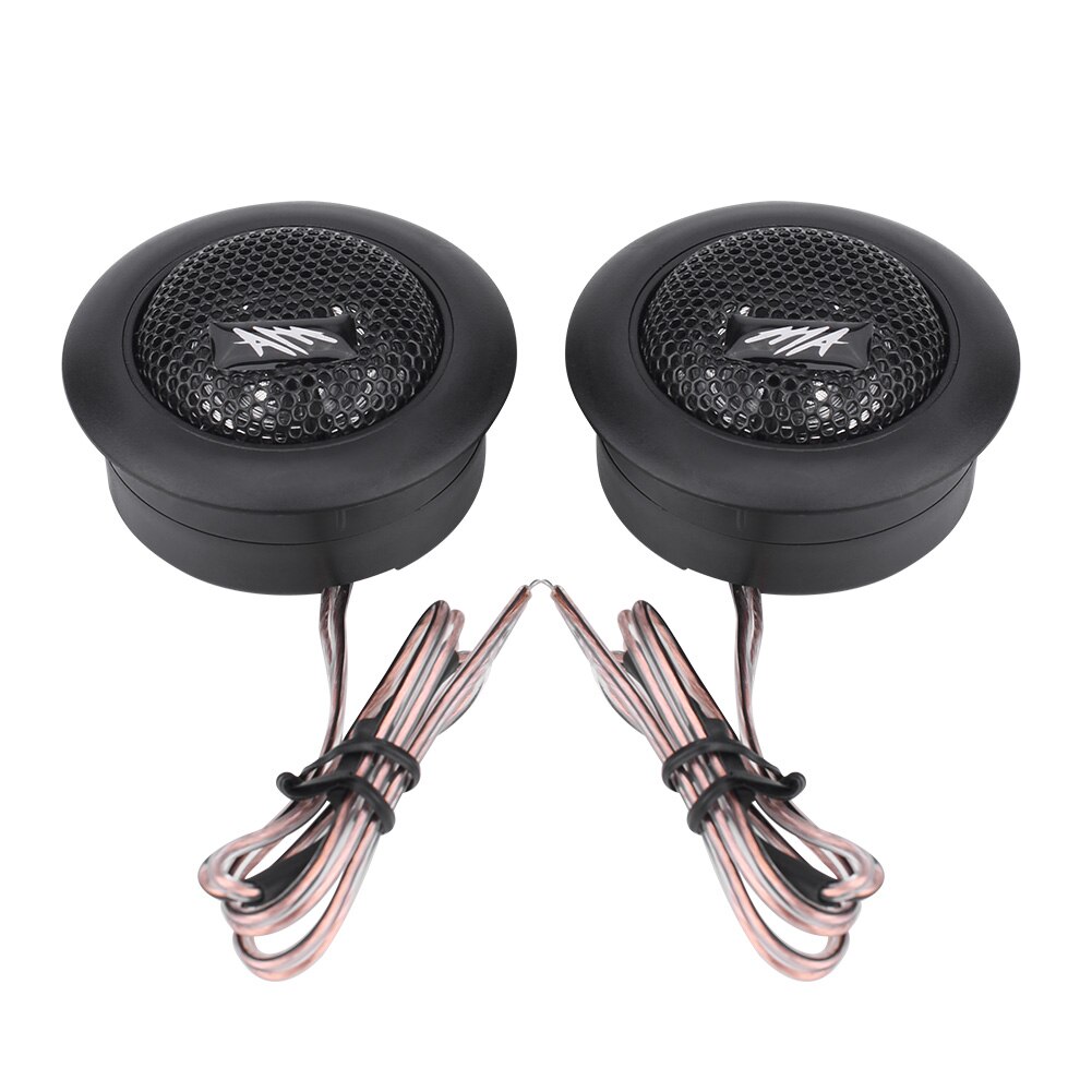 2 Stuks Hoge Auto Tweeter Speakers Aluminium Zijde Membraan Auto Auto Audio Conversie Treble Hoofd Hoorn Luidspreker