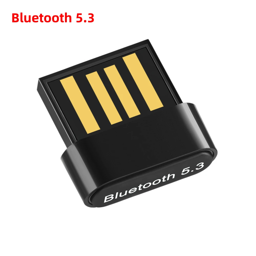 USB Bluetooth 5.4 5.3 Adapter Wireless Dongle Adapters Support Computer Laptop For Windows 11/10/8.1 Audio Transmitters: Silver