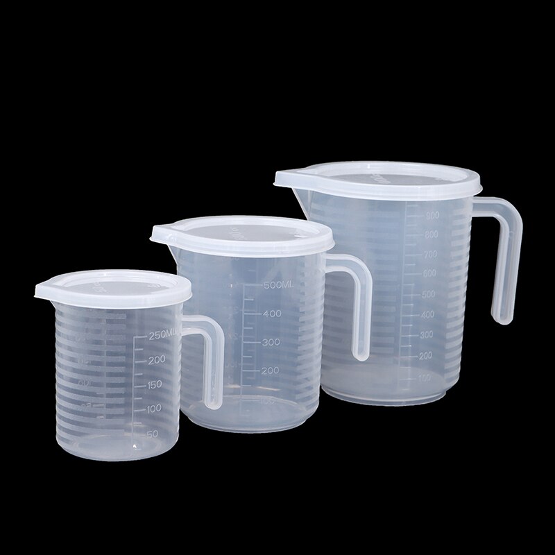Kitchen Tools 300-5000ML Clear Plastic Measuring Cup Cups With Lid Kitchen Liquid Measure Jug Cup Container