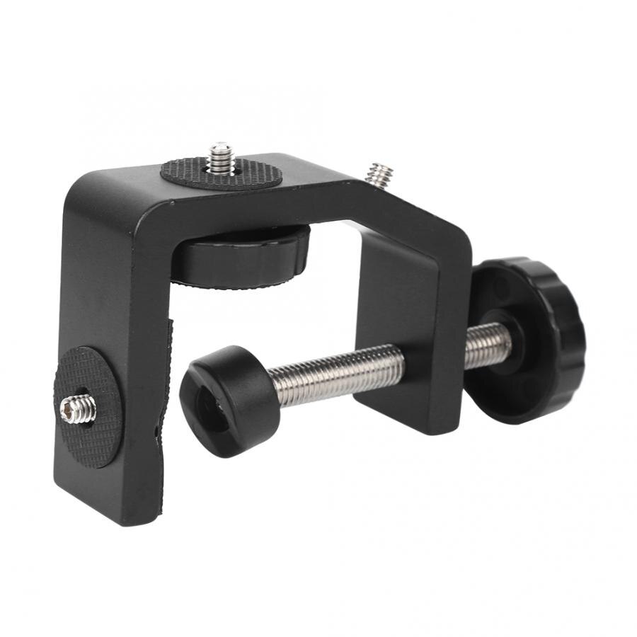Aluminium C Type Schroef Mount Klem Desktop Camera Montage Klem Vaste Beugel Met 1/4in Schroef Voor Zaklamp Camera statief
