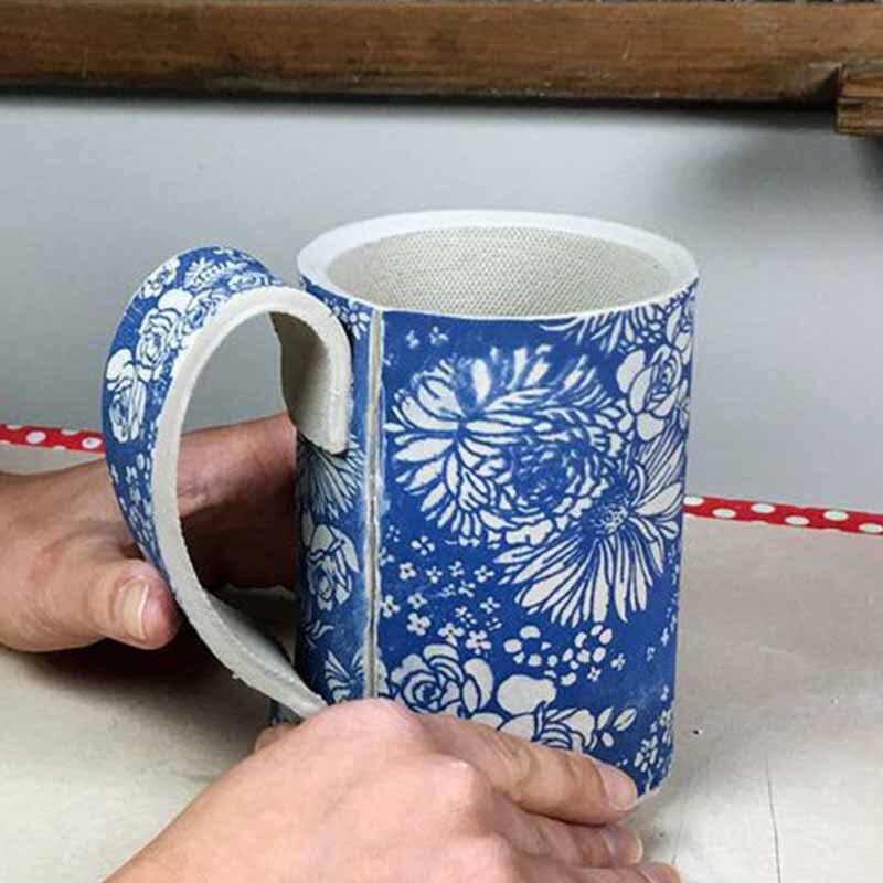 Keramik Aufkleber Diy Keramik Tonne Unterglasur Farbige Blume Papier Blau Porzellan Transfer Papier Hohe Temperatur Aufkleber Papier