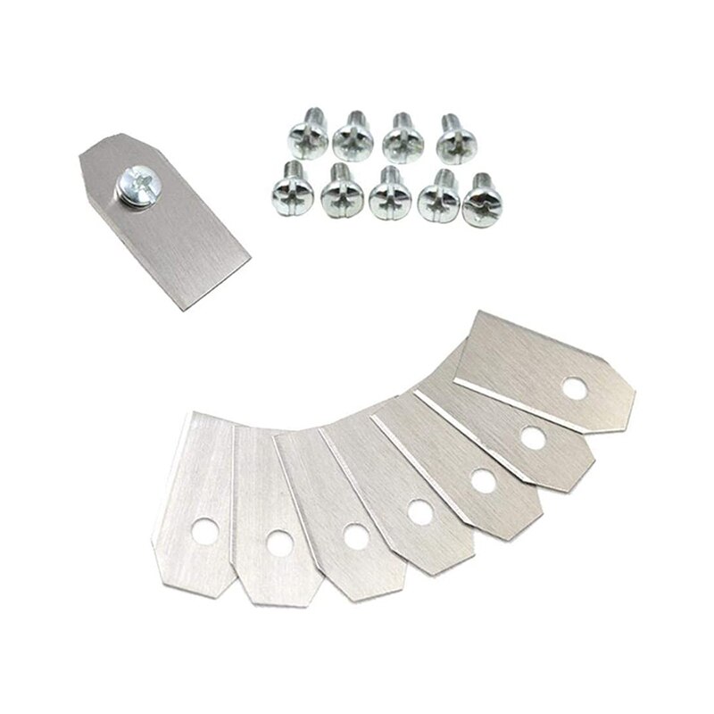 60pcs Trimmer Blade Lawn Mower Grass Replacement Trimmer Cutter Piece For Husqvarna Automower/Gardena Robotic Lawnmower