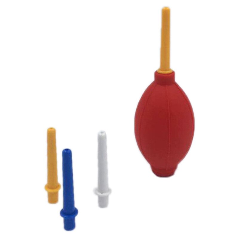 Universal dust blower cleaner rubber air blower pump dust cleaner dslr lens cleaning tool for slr camera binocular lens ccd: Rød