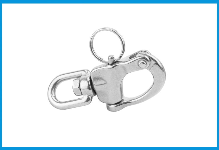316 Stainless Steel Swivel snap Shackle Quick Release Boat Anchor Chain Eye Shackle Swivel Snap Hook for Marine Architectural