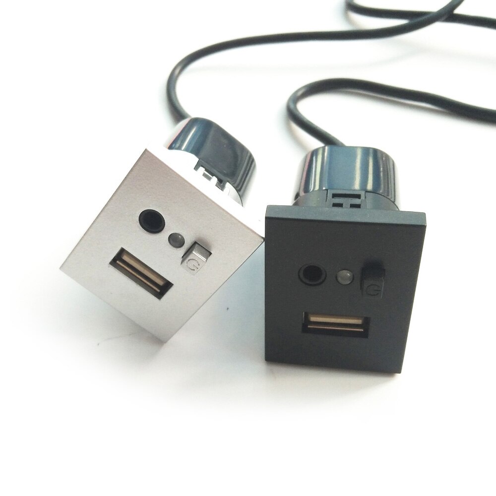 Voor Ford Focus MK2 USB/AUX Slot interfaces Plug Knop + Kabel Interface Met Mini USB Kabel Adapter Accessoires