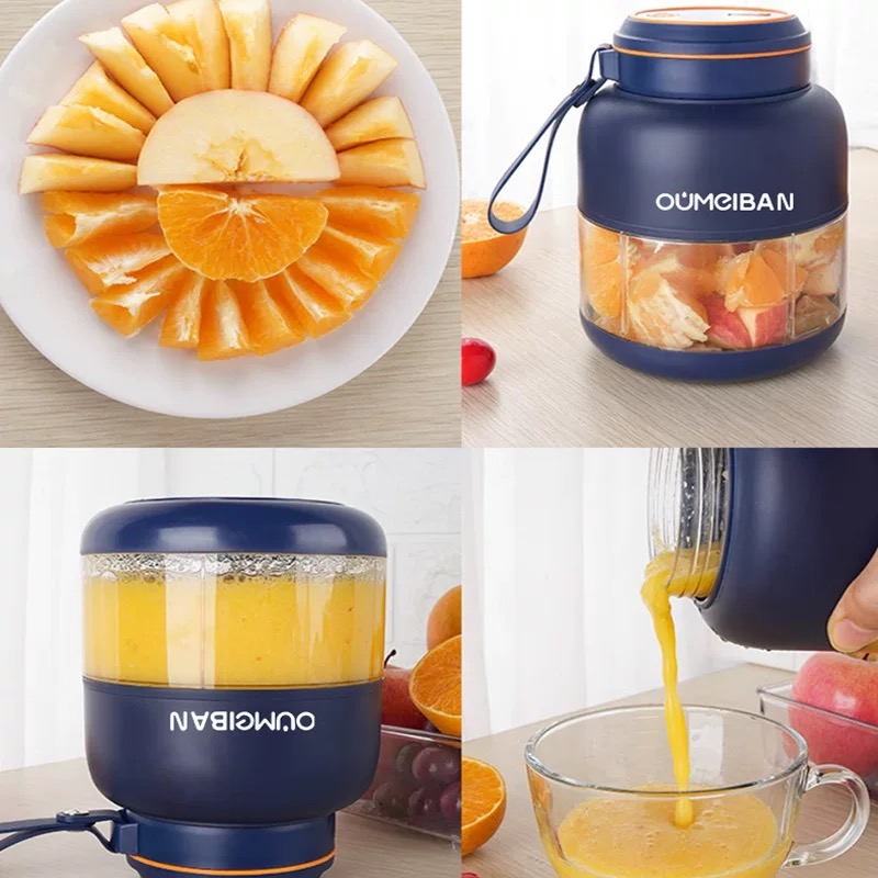 Exprimidor eléctrico multifuncional portátil para el hogar, exprimidor de frutas con carga USB, máquina para beber y beber al aire libre