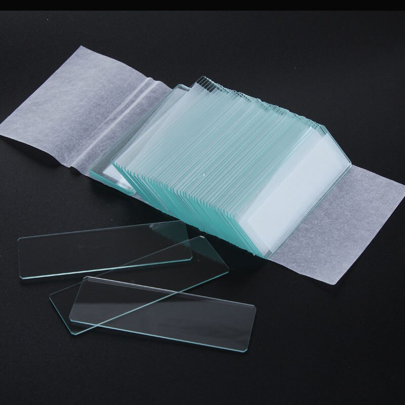 NewScope 50 pcs Microscope Slides and 100 pcs Cover Glass for Preparation of Specimen Microscope Slides Glass Cover Slips