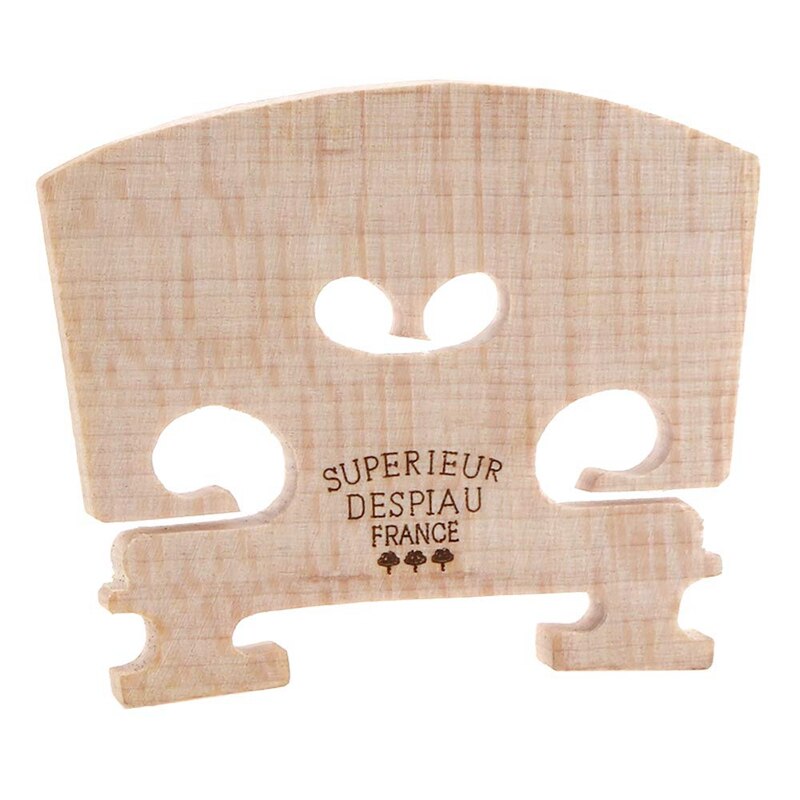 Adjustable Violin Bridge Maple,4/4 Size Violin Fitted Bridge Parts For 4/4 Size Violin: Default Title