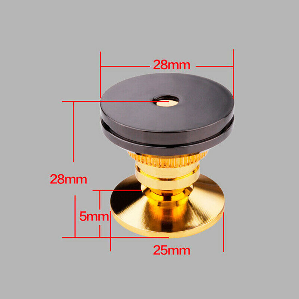 Gold Speaker Spike met floor discs Stand Voet Isolatie Spikes Grandado