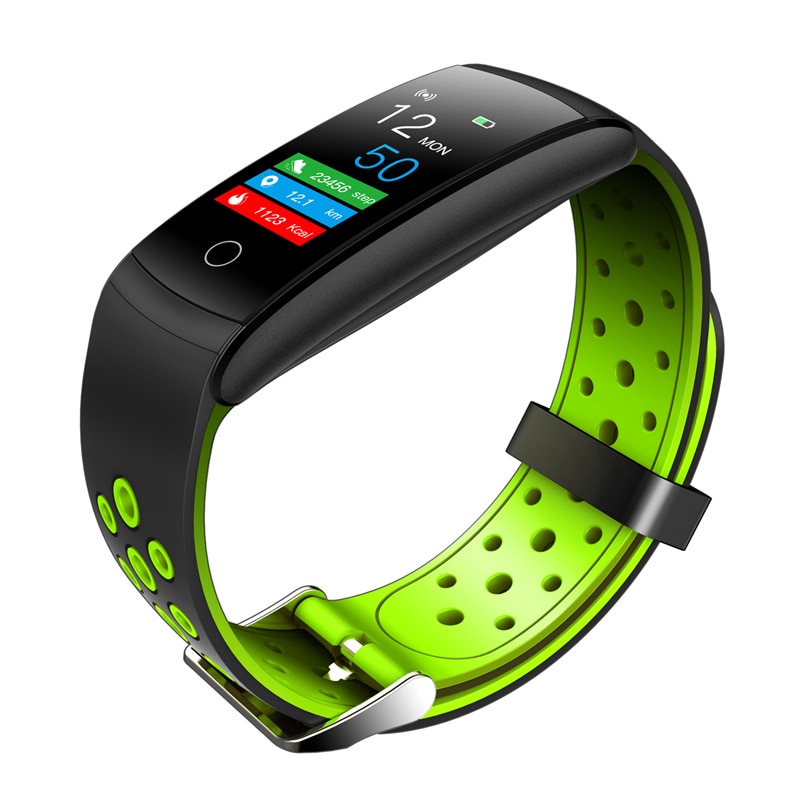 Q8 smart armbånd mænd kvinder pulsmåler vandtæt bånd fitness tracker  q8l smart ur til ios android telefon