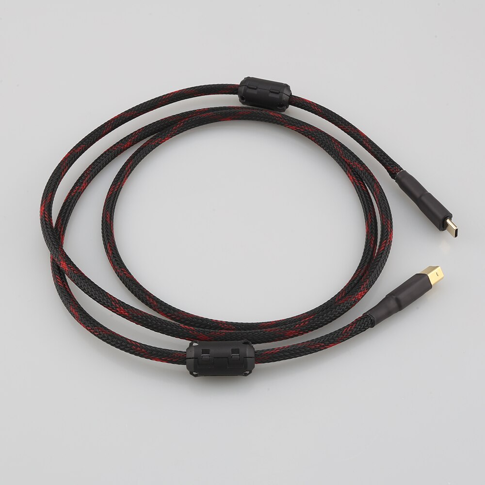 HiFi USB C To B Cable USB Type C To B Audio Data Cable 5N DAC otg macbook pro Mobile Phone Thunderbolt DAC Cable