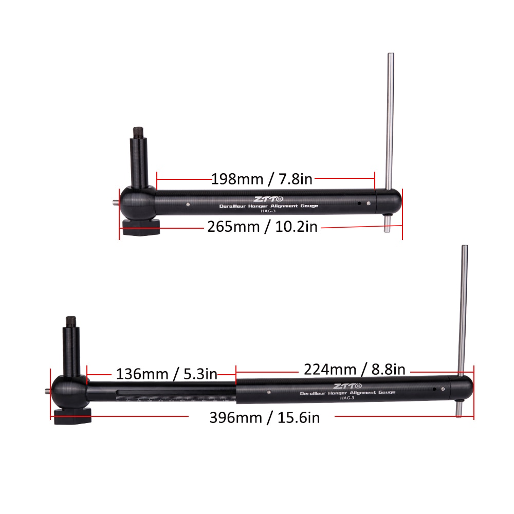 ZTTO Derailleur Hanger Alignment Gauge HAG-3 Bicycle Tool Measure Straighten MTB Dropout Road Bike Repair Tools