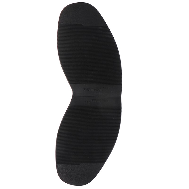 1 Paar Man Vrouwen Diy Stick-Up Schoen Protector Voorvoet Pad Anti-Slip Slijtvast Rubber Schoenen Reparatie zool Buitenzolen Voor Schoenen: Black