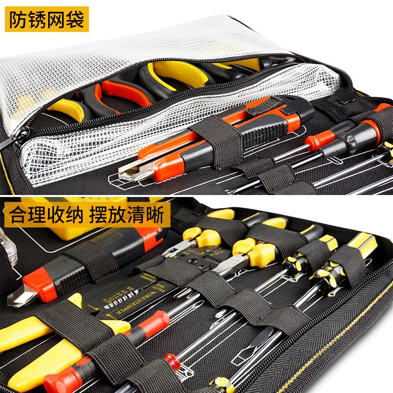 Work Tools Bag Electrician Kit Hand Tool Storage Organizer Bolsa Herramientas Soldering Iron Motorcycle Tool Bag