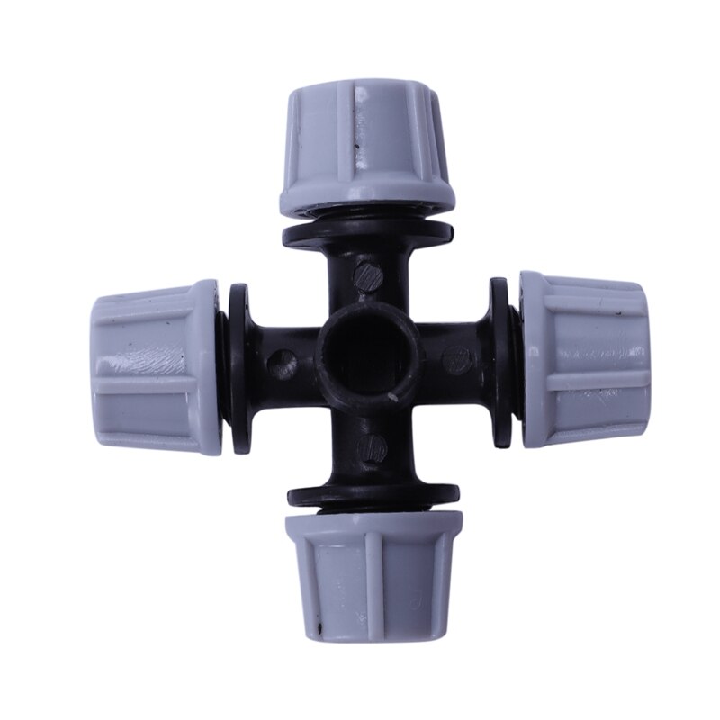 Gewächshaus Luftbefeuchter Pflanzen Beschlagen Kreuz Zerstäubung Düse Sprinkler T (10Stck)