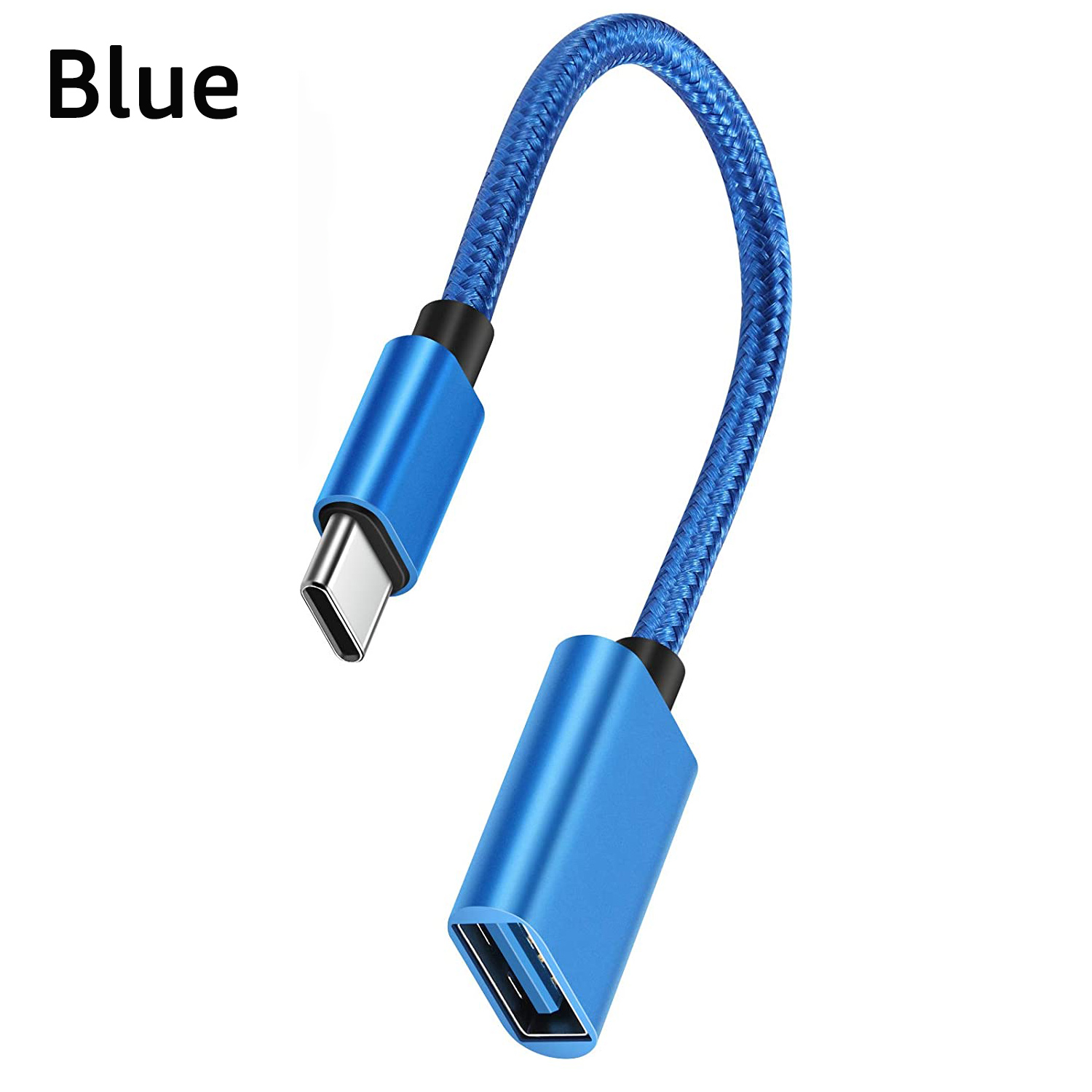 Kabel adaptera USB OTG USB 3.0 typu C męski na USB A żeński Adapter przewodu danych USB OTG do telefonów komórkowych Uniwersalny interfejs USB C: orange