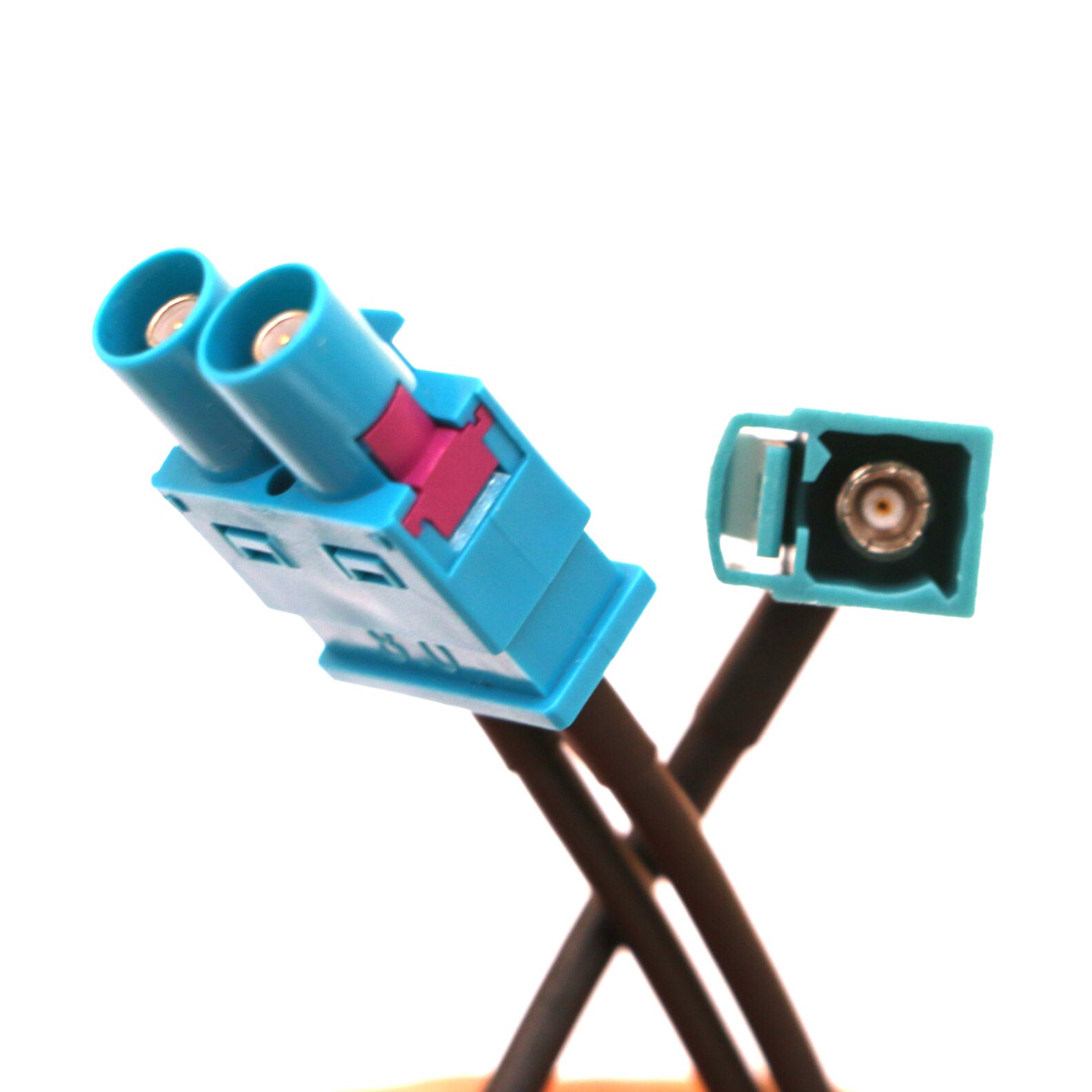 Auto Antenne Adapter Auto Stereo Fm Am Radio Antenne Adapter Kabel Fakra Z Male Naar Motorola Din Plug Connector Kabel 30Cm 1 Voeten F: Paars