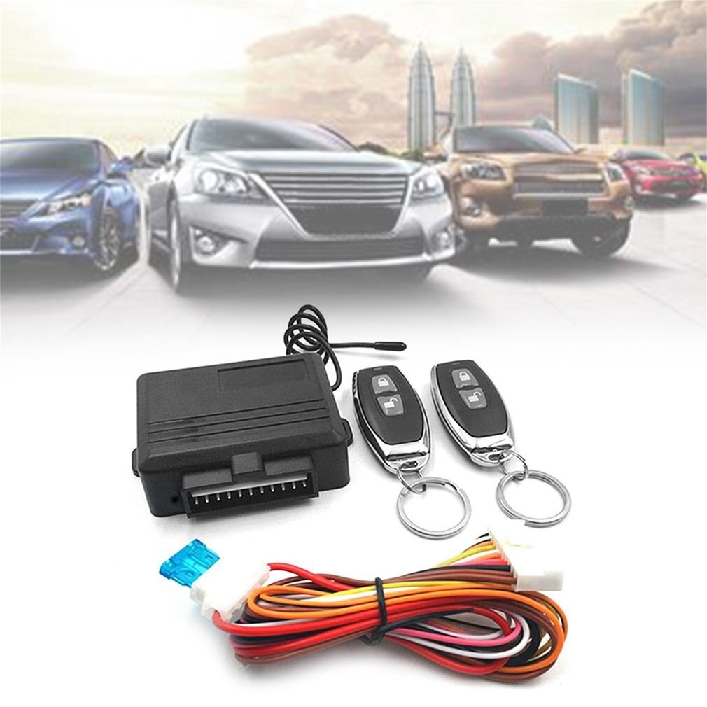 Professionele Auto Alarmsystemen Apparaat Keyless Entry System Auto Afstandsbediening Kit Deurslot Voertuig Centrale Lock En Unlock