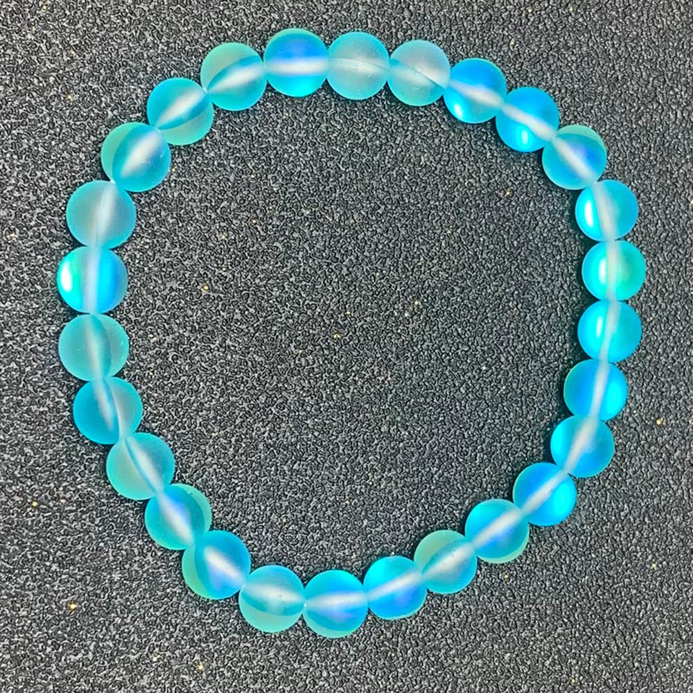 Lichtgevende armbanden voor meisjes, rekbare touw, veelkleurige armband, unieke moderne armbanden voor vrouwen, kerst: 3