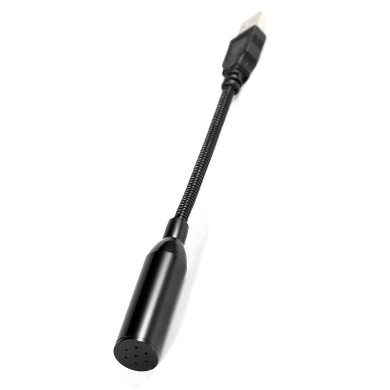 Mini USB Microphone Flexible Goose Neck Audio Mic for Laptop PC NK-Shopping