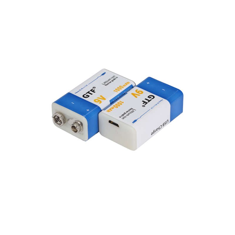 GTF-batería recargable de polímero de litio, dispositivo USB de 9V y 1000mAh para micrófono de juguete, Control remoto,: 2pcs
