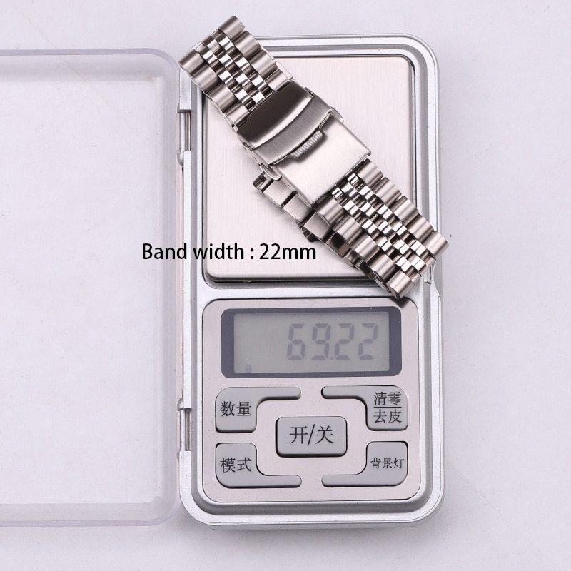 Edelstahl Uhrenarmbänder Frauen Männer Armband 18mm 20mm 22mm 24mm Silber Gerade Ende Uhr Band Strap uhr Zubehör