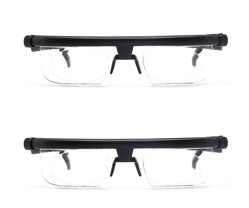 Adjustable Glasses Variable Focus Vision Distance Reading Protection Driving Health Eye Against geiyanjing Safety Eyeglass: 2Glasses