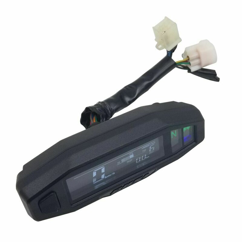 Motorcycle LCD Meter Speedometer RPM Universal Digital Odometer Electric Injection And Carburetor Meter For Russian KR200