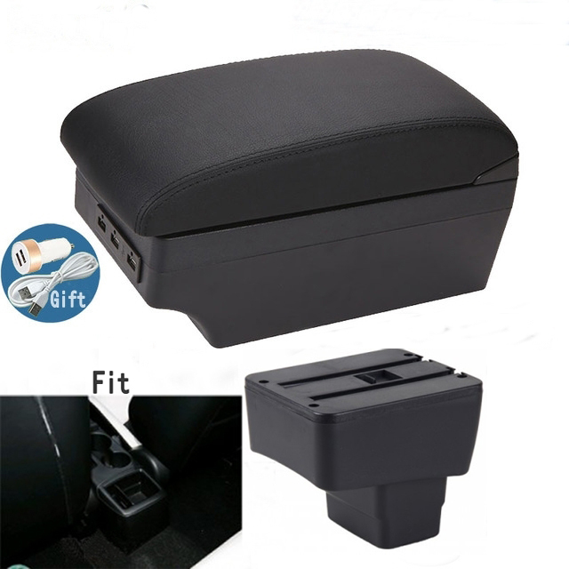 Reposabrazos para mazda CX-3, Reacondicionamiento para mazda 2 skyactiv, cx3, accesorios para coche, carga con USB, Caja de almacenamiento para apoyabrazos de coche