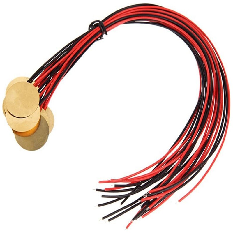 Transducteur de micro à Contact piézo, 27mm, éléments pour Instrument acoustique, 12 pièces: Default Title