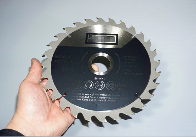 190 Mm Carbide Zaagblad 7.5 Inch Houtbewerking Frees Circulaire 8000 Rpm (190X30X2.4 Mm)
