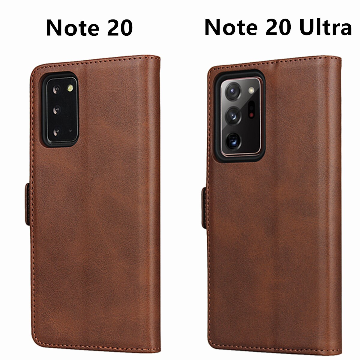 Skórzane etui do Samsung Galaxy Note 20 Ultra 6.7 "6.9" etui z klapką etui na karty magnetyczne przyciąganie pokrywy skrzynka portfel etui