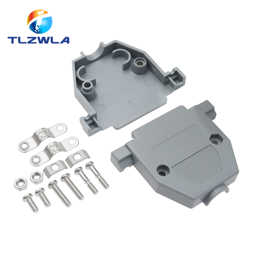 5PCS DB9 Adapter Connector Core DB15 DB25 DB37 RS232 Serial COM Plug Connectors Hole/Pin Female Male Port Socket D Sub DP9 Case