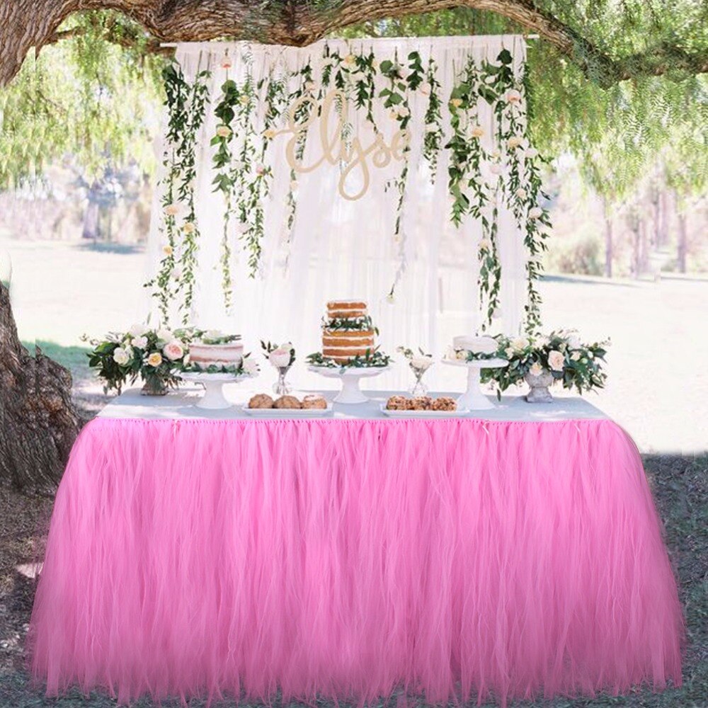 Hochzeit Party Tüll Ballettröckchen Tisch Felsen Geburtstag Baby Dusche Hochzeit Tisch Dekorationen Diy Handwerk Liefert