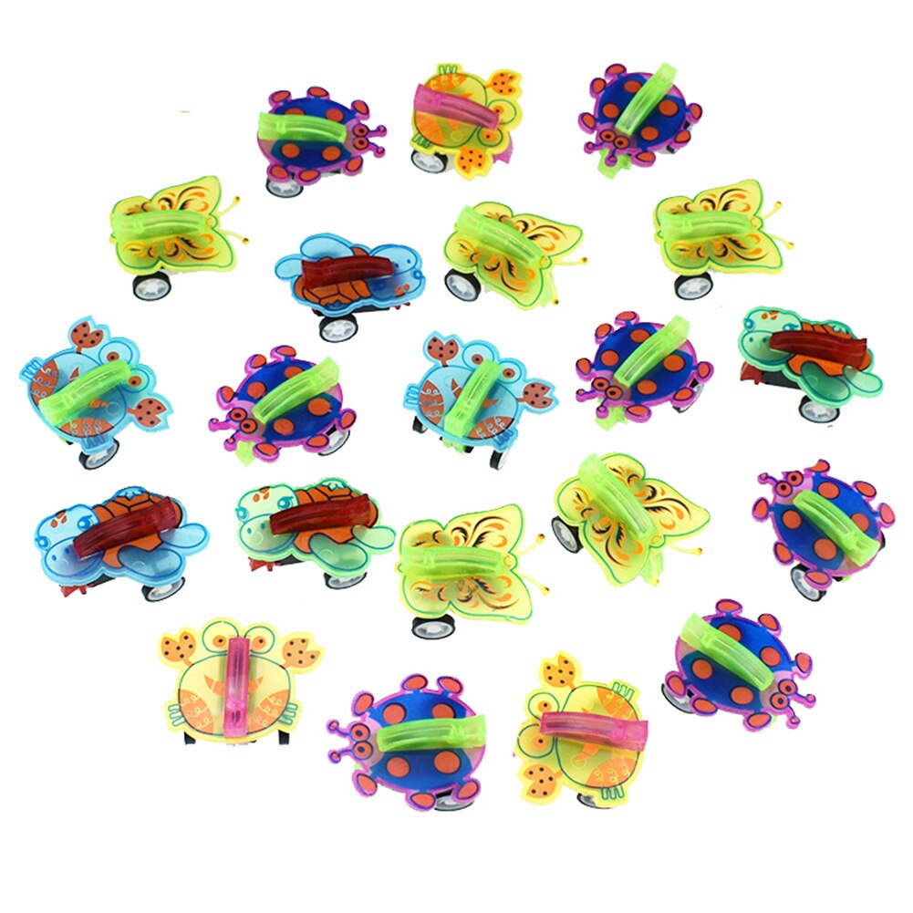 10pc Pull Back Mini vehicle Cartoon Car Kids Birthday Party Toys for Boys Funny Baby Kids Educational model Plastic toy