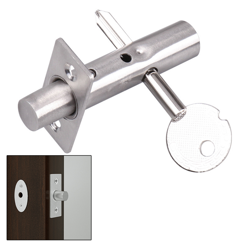 Channel Lock Tube Well Lock Access Hole Invisible Door Lock Stainless Steel Hiddens Manager Lock Well Lock Key Mortise Lock