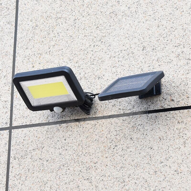 100LED Solar Light Outdoor Motion Sensor Recharge Solar Wall Light Waterproof Emergency Led Light For Street Garden H054