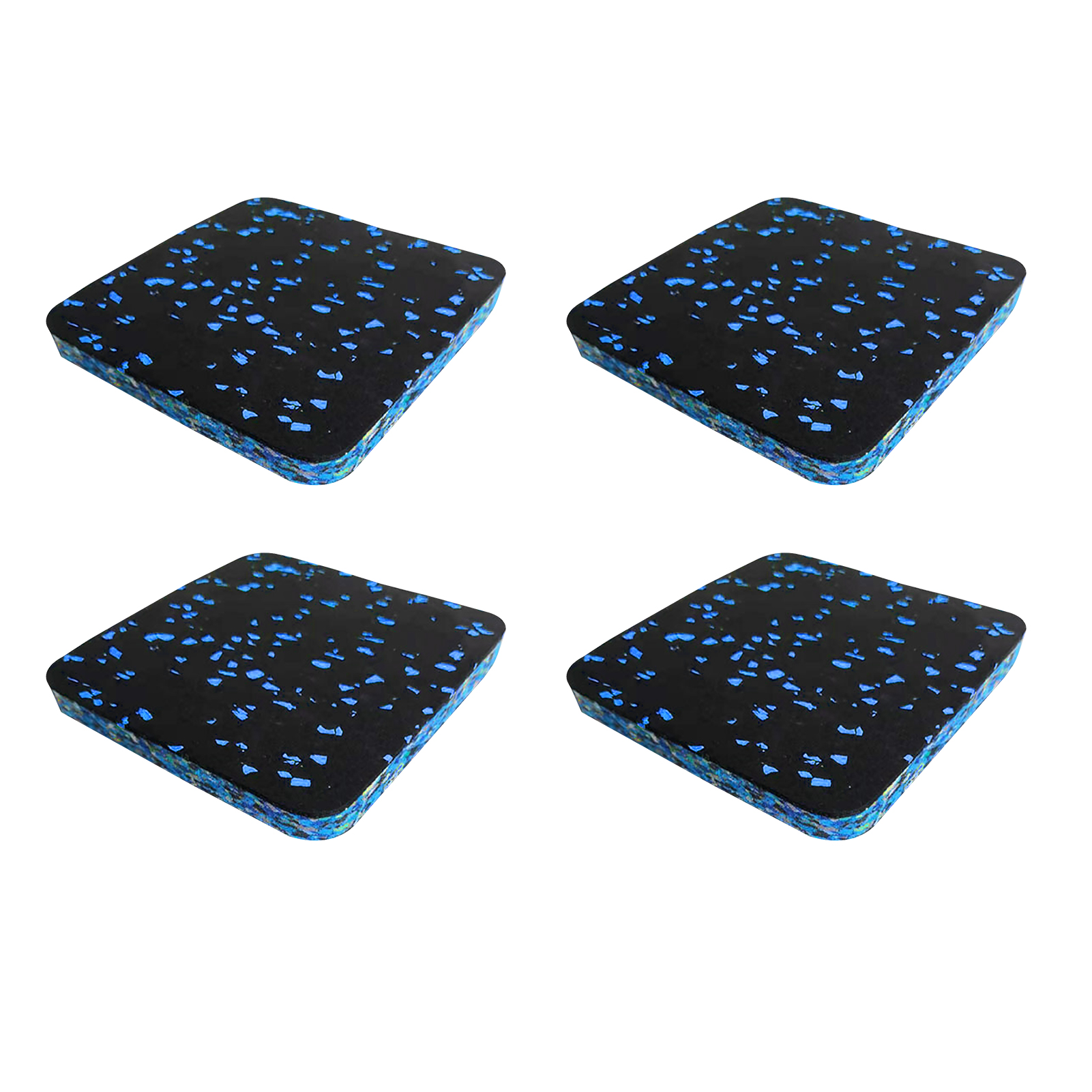 Treadmill Mat Sound Insulation Wear Resistant Thickened Running Machine Floor Protection Home Shock Absorbing: Blue