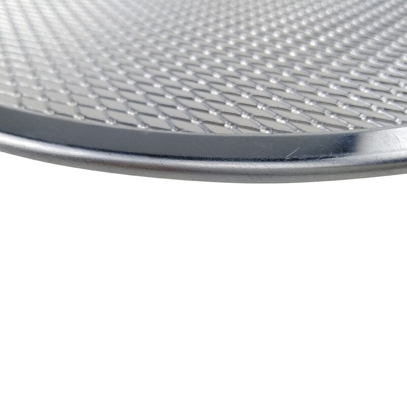 Aluminum Thickened Pizza Baking Pan Mesh Kitchen Pizza Tool Pizza Grill Tool Pizza Mesh Screen Fitting Baking Mould Accessories