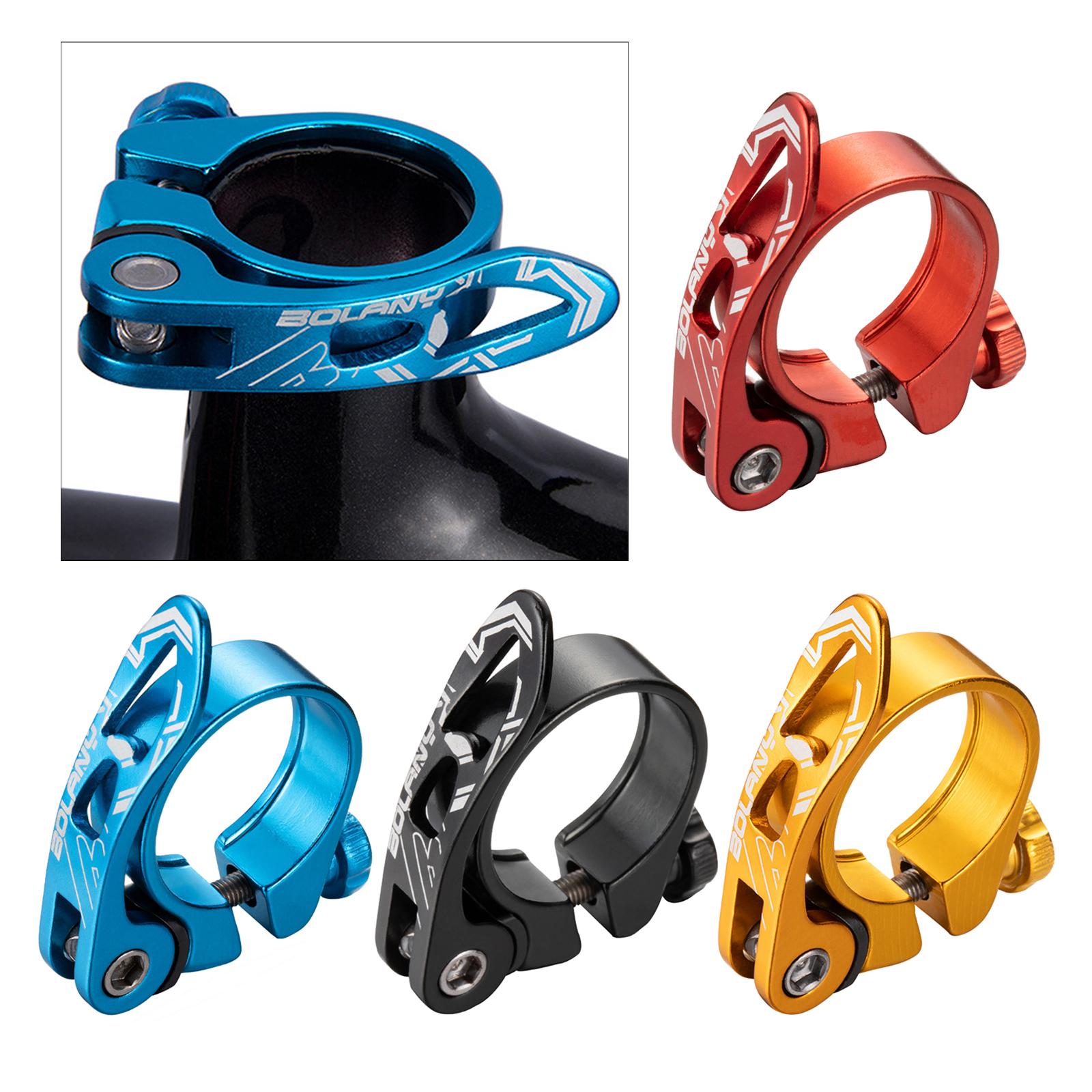 Pince de tige de selle de vélo, anodisée, pour pièces de vélo de route et de montagne