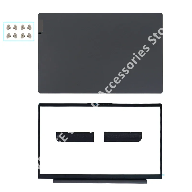 Case For Lenovo Ideapad 5 15IIL05 15ITL05 15ARE05 15ALC05 LCD Back Cover Front Bezel Hinges Palmrest Bottom Case: PURPLE